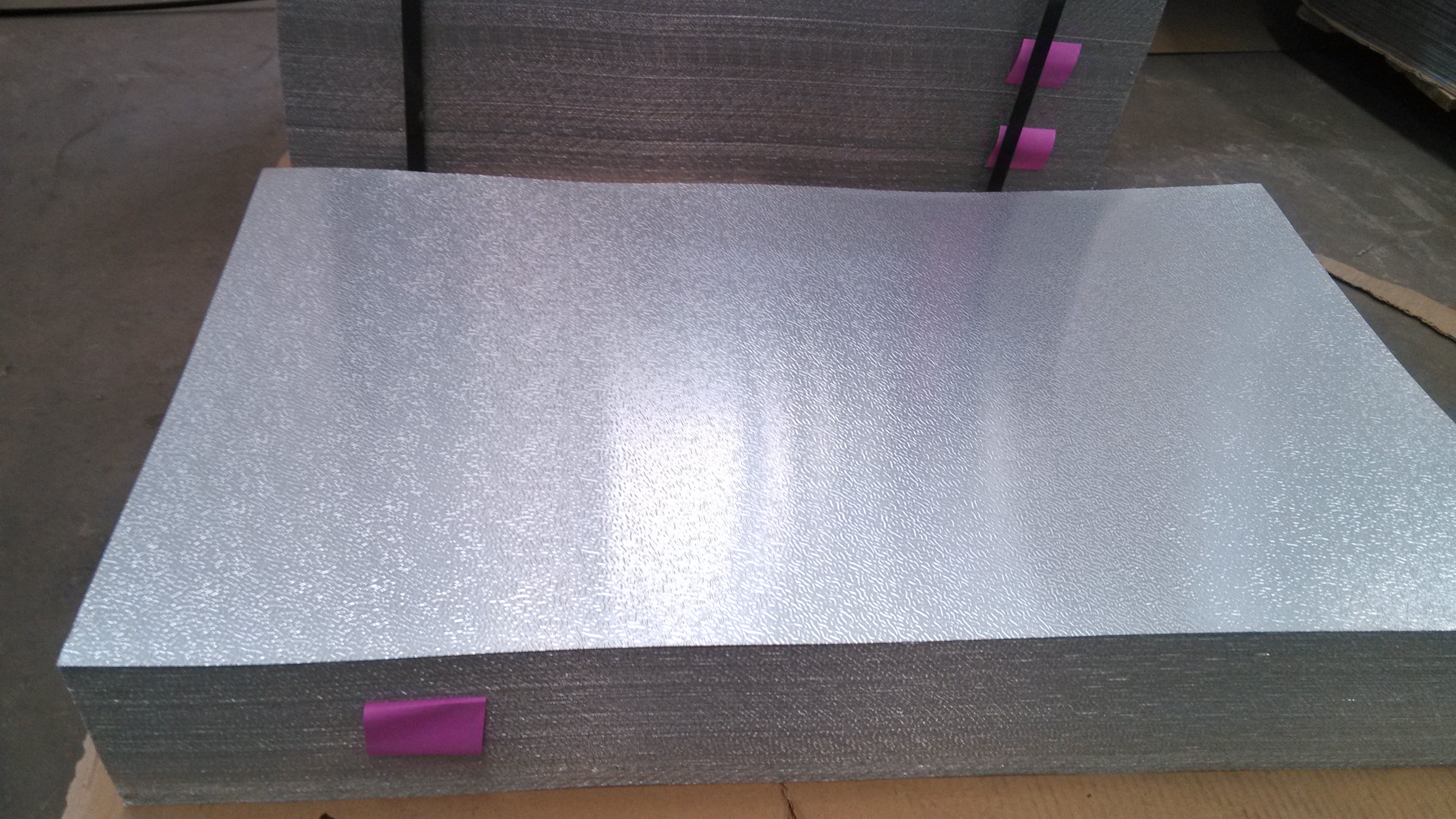 Embossing aluminium sheet