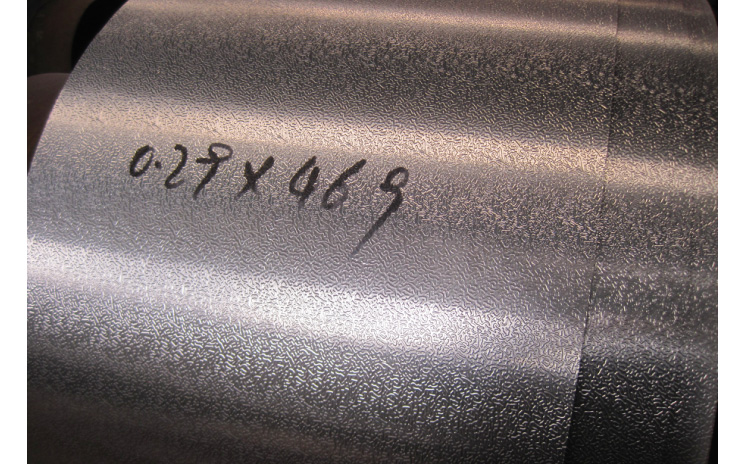 Embossed aluminum coil