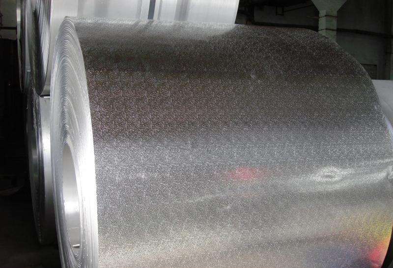 Stucco embossed aluminum coil