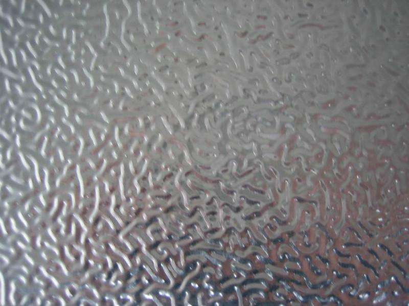 Embossed aluminum sheet metal