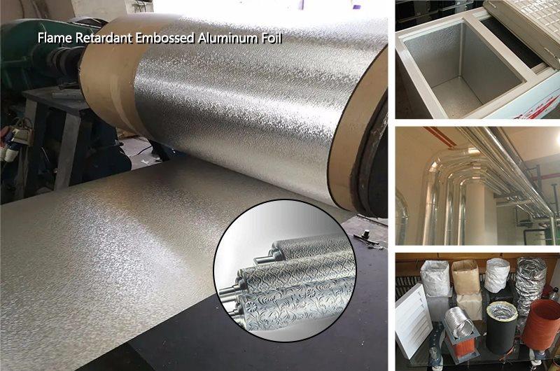 Flame Retardant Embossed Aluminum Foil